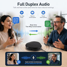 Load image into Gallery viewer, CofunKool Conference Speaker and Microphone for Desktop PC Computer Laptop, Black_691
