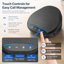 Load image into Gallery viewer, CofunKool Conference Speaker and Microphone for Desktop PC Computer Laptop, Black_692
