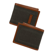 Load image into Gallery viewer, Columbia Men's Extra Capacity Slimfold Wallet, Olive/Tan, One Size, OliveTanFabric_774
