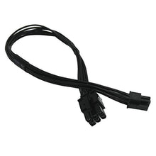 Load image into Gallery viewer, COMeap Mini 6 Pin to 6 Pin PCI Express Video Card Power Adapter Cable for Mac Pro G5 14-inch(35cm)(Pack of 2), Black_1
