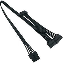 Load image into Gallery viewer, COMeap SATA Power Cable for Cooler Master PSUs, 5 Pin to 3X 15 Pin SATA Hard Drive HDD Power Adapter Splitter for BTC Mining Riser Card 20-in(50cm), SATAPort_1

