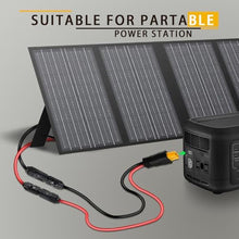 Load image into Gallery viewer, COMeap Solar Panel Cable for Ecoflow Anker SOLIX 10AWG, Compatible with MC-4 to XT60 Plug Solar Panel Connector Adapter Extension for Portable Power Station Solar Generator RV 3.4ft(1.04m), Black_4964
