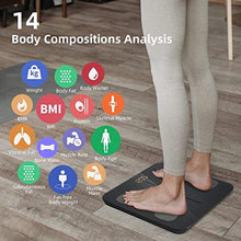 Load image into Gallery viewer, Comfier Smart Body Fat Scale, Accurate Digital Bathroom Scale for Body Weight and Fat, LED Display &amp; App Monitor Weighing Machine for Fat Water Muscle BMI,14 Body Compositions Analysis,400lbs,Black_930
