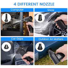 Load image into Gallery viewer, Compressed Air Duster, 3-Gear Electric Air Duster Rechargeable, Super Power Air Blower with Brushless Motor, Mini Blower for Computer, Keyboard, Car, House, Office, Outdoor, PC_5457
