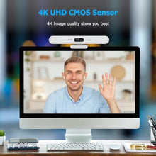 Load image into Gallery viewer, Conference Room Camera, All-in-One 4K Webcam with Microphone and Speaker, AI Tracking and Auto Framing, Wide Angle of View, Plug and Play USB Webcam for PC, Mac, Meetings, Teams, Zoom &amp; Webex (White)_1797
