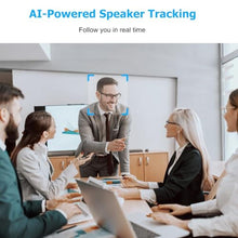 Load image into Gallery viewer, Conference Room Camera, All-in-One 4K Webcam with Microphone and Speaker, AI Tracking and Auto Framing, Wide Angle of View, Plug and Play USB Webcam for PC, Mac, Meetings, Teams, Zoom &amp; Webex (White)_1799
