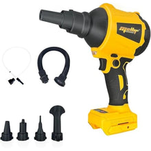Load image into Gallery viewer, Cordless Compressed Air Duster Compatible with DeWalt 20V MAX Battery (Tool Only), 4-in-1 Portable Blower Inflator Vacuum Deflator, 360MPH, 51,000 RPM Brushless Motor, 3-Speed for PC Cleaning, Air Bed_1
