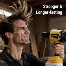 Load image into Gallery viewer, Cordless Compressed Air Duster Compatible with DeWalt 20V MAX Battery (Tool Only), 4-in-1 Portable Blower Inflator Vacuum Deflator, 360MPH, 51,000 RPM Brushless Motor, 3-Speed for PC Cleaning, Air Bed_823

