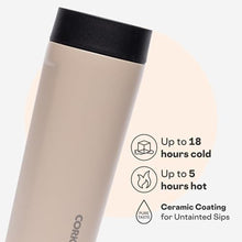 Load image into Gallery viewer, Corkcicle Commuter Cup - Insulated Stainless Steel Travel Mug - Holiday Mug Gift - 17 oz - Desert_5495
