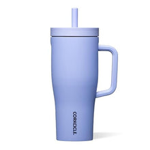 Load image into Gallery viewer, Corkcicle Cruiser - Insulated Tumbler with Handle - Keeps Drinks Cold 20 Hours - Spill-Proof Dual Lid - Triple-Insulated - Summer Drinkware Gift - Keeps Drinks Ice Cold - 22 oz - Periwinkle_1
