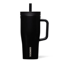 Load image into Gallery viewer, Corkcicle Cruiser - Insulated Tumbler with Handle - Keeps Drinks Cold 20 Hours - Spill-Proof Dual Lid - Triple-Insulated - Summer Drinkware Gift - Keeps Drinks Ice Cold - 22 oz - Matte Black_1
