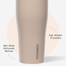 Load image into Gallery viewer, Corkcicle Go Cup XL - Leak-Proof Travel Tumbler - Triple Insulated Stainless Steel Water Bottle - Easy-Carry Handle - Summer Drinkware Gift - Keeps Drinks Ice Cold - 30 oz - Desert_5552
