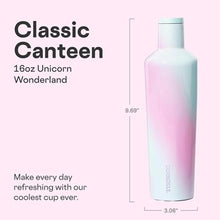 Load image into Gallery viewer, Corkcicle Insulated Canteen, Cold 25H, Hot 12H, 25 oz, Unicorn Wonderland, UnicornWonderland_139

