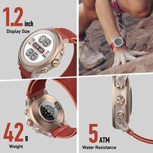 Load image into Gallery viewer, COROS APEX 2 Series Outdoor GPS Watch, 1.2" Sapphire Titanium, On-Wrist Navigation, Offline Maps, Heart Rate Monitor, Track Sleep, Running, Biking, Skiing, Climbing (APEX 2, Coral)_122
