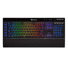Load image into Gallery viewer, Corsair K57 RGB Wireless Gaming Keyboard - <1ms Response time with Slipstream Wireless - Connect with USB dongle, Bluetooth or Wired - Individually Backlit RGB Keys, Black_1
