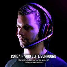 Load image into Gallery viewer, Corsair Void Elite Surround Premium Gaming Headset with 7.1 Surround Sound - Works with Xbox Series X, Xbox Series S, PlayStation 5 - Cherry, Red_2287
