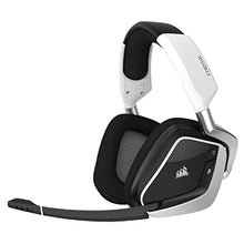 Load image into Gallery viewer, Corsair Void RGB Elite Wireless Gaming Headset 7.1 Surround Sound Omni-Directional Microphone Microfiber Mesh Earpads Up to 40ft Range iCUE Compatible PC, Mac, PS5, PS4 White_1
