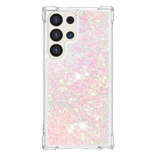 Load image into Gallery viewer, COTDINFOR Case for Samsung Galaxy S25 Ultra Case Glitter Sparkle Cute Clear Liquid Phone Case Flowing Quicksand Shockproof TPU Protective Girly Women Case for Samsung Galaxy S25 Ultra Star Pink YB_1819
