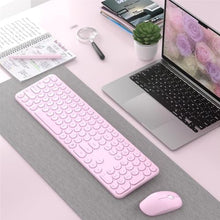 Load image into Gallery viewer, COVEVA Wireless Keyboard and Mouse Combo, 2.4GHz Wireless (Pink)_257
