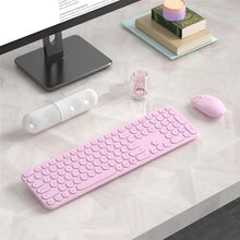 Load image into Gallery viewer, COVEVA Wireless Keyboard and Mouse Combo, 2.4GHz Wireless (Pink)_258
