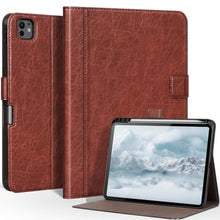 Load image into Gallery viewer, CPNVWA Leather Case for iPad Pro 11 Inch M5 2025 / M4 2024, Red_1
