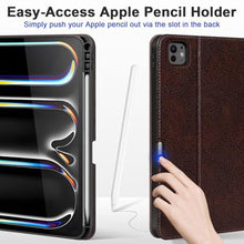 Load image into Gallery viewer, CPNVWA Leather Case for iPad Pro 11 Inch M5 2025 / M4 2024, MochaBrown_475
