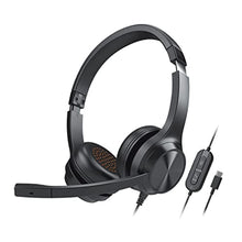 Load image into Gallery viewer, Creative Chat USB On-Ear Headset with Noise-Cancelling Mic and SmartComms, USBCHeadset_1
