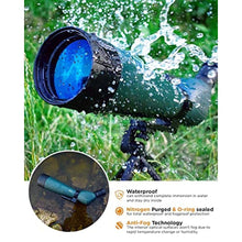 Load image into Gallery viewer, CreativeXP HD Spotting Scope with Tripod 20-60x80mm - BAK 4 Prism Spotting Scopes for Target Shooting Hunting Astronomy Bird Watching - 100% Waterproof Shockproof IP67 - Phone Adapter and Clicker, Green_2218
