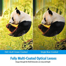 Load image into Gallery viewer, Criacr Compact Binoculars, High Powered 10x25 Folding Binoculars, Large Eyepiece Adults Kids Binocular with Low Light Night Vision for Outdoor Hiking, Traveling, Sightseeing, Bird Watching_397
