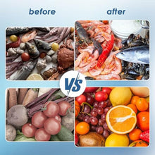 Load image into Gallery viewer, Cudinham Fruit and Vegetable Purifier Cleaner Washing Machine Upgraded Capsule Shape Disinfection OH-ion Purification Technology for Cleaning Veggie Grains Rice Meat Seafood, Blue Ocean_5
