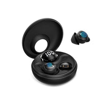 Load image into Gallery viewer, CuiSuto Sleep Earbuds for Side Sleepers Wireless Bluetooth Headphones Mini Invisible Earplugs Small Design Comfortable in-Ear Ear Buds Noise Blocking for Sleeping Working Hiking-Black_1
