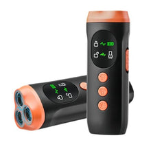 Load image into Gallery viewer, Cwyza Dog Ultrasonic Bark Control -Upgraded Barking Deterrent Devic,Rechargeable&amp;Portable Ultrasonic Dog Trainer,Safe and Humane Bark Control Tool for Dogs, BlackandOrange_1
