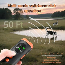 Load image into Gallery viewer, Cwyza Dog Ultrasonic Bark Control -Upgraded Barking Deterrent Devic,Rechargeable&amp;Portable Ultrasonic Dog Trainer,Safe and Humane Bark Control Tool for Dogs, BlackandOrange_1618
