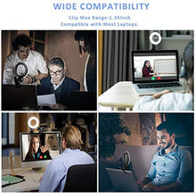 Load image into Gallery viewer, Cyezcor Video Conference Lighting Kit, Ring Light for Monitor Clip On,for Remote Working, Distance Learning,Zoom Call, Self Broadcasting and Live Streaming, Computer Laptop Video Conferencing_245

