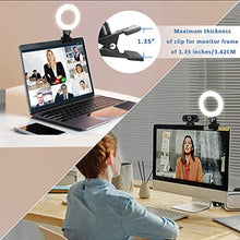 Load image into Gallery viewer, Cyezcor Video Conference Lighting Kit, Ring Light for Monitor Clip On,for Remote Working, Distance Learning,Zoom Call, Self Broadcasting and Live Streaming, Computer Laptop Video Conferencing_246
