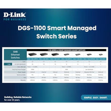 Load image into Gallery viewer, D-Link 16-Port Gigabit Smart Managed Ethernet Switch, L2, VLANs, Qos, IGMP Snooping, Sturdy Metal with Shielded Ports, Desktop/Rackmount, Fanless, NDAA/TAA, Lifetime Product Coverage (DGS-1100-16V2)_2369
