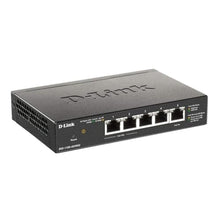 Load image into Gallery viewer, D-Link 5-Port Gibabit Smart Managed PoE Powered Switch/Extender | 2 PoE Ports (requires PoE Power)| L2 | VLANs| Web Managed |Desktop| Fanless | NDAA Compliant | Lifetime Warranty (DGS-1100-05PDV2), Black_1
