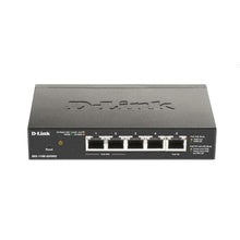 Load image into Gallery viewer, D-Link 5-Port Gibabit Smart Managed PoE Powered Switch/Extender | 2 PoE Ports (requires PoE Power)| L2 | VLANs| Web Managed |Desktop| Fanless | NDAA Compliant | Lifetime Warranty (DGS-1100-05PDV2), Black_947
