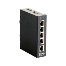 Load image into Gallery viewer, D-Link 5-Port Gigabit Industrial Unmanaged Switch | 5 10/100/1000BASE-T Ports | L2 | Fanless | Plug and Play (DIS-100G-5W), Black_1

