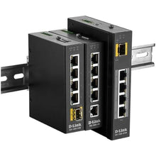 Load image into Gallery viewer, D-Link 5-Port Gigabit Industrial Unmanaged Switch | 5 10/100/1000BASE-T Ports | L2 | Fanless | Plug and Play (DIS-100G-5W), Black_748

