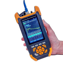 Load image into Gallery viewer, D YEDEMC Mini-Pro 1310/1550nm SM OTDR Mulit-Function Tester Built in OPM/OLS / RJ45 Test/VFL Test Rang 5m-60Km Dynamic Range 24dB/22dB Connector UPC (YD-2800-UPC), Blue_1
