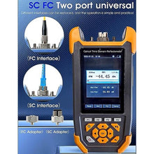 Load image into Gallery viewer, D YEDEMC Mini-Pro 1310/1550nm SM OTDR Mulit-Function Tester Built in OPM/OLS / RJ45 Test/VFL Test Rang 5m-60Km Dynamic Range 24dB/22dB Connector UPC (YD-2800-UPC), Blue_781
