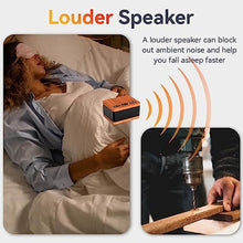 Load image into Gallery viewer, DailyBody Sound Machine White Noise Machine with 30 Soothing Sounds 32 Levels Volume 5 Timers and Memory Function Effectively Blocks Noise Ideal Sleep Machine for Baby Kids Adults (Wood Grain), WoodGrain_6960
