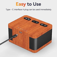Load image into Gallery viewer, DailyBody Sound Machine White Noise Machine with 30 Soothing Sounds 32 Levels Volume 5 Timers and Memory Function Effectively Blocks Noise Ideal Sleep Machine for Baby Kids Adults (Wood Grain), WoodGrain_6961
