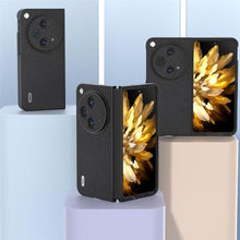 Load image into Gallery viewer, DAMONDY for OnePlus Open Case,OnePlus Open Flip Case,Back Cover Premium Genuine Leather Slim Thin Full Protective Phone Case for OnePlus Open -Black_2650
