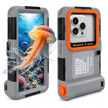 Load image into Gallery viewer, DANZHANG IP68 Underwater Phone Case for Snorkeling, (50ft/15M) Professional Waterproof Diving Case (2026 Latest), for iPhone 7-17 Pro Max/Pro/Plus/Mini, SE 2/3, Underwater Photo &amp; VideoGrey, Gray_1
