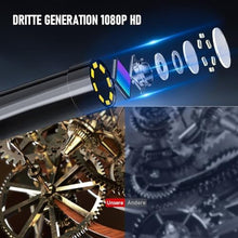 Load image into Gallery viewer, Daxiongmao Borescope Camera, 1080P HD IP67 Waterproof Endoscope with LED Light, Flexible Snake Camera for Automotive Engine, Pipe, Wall &amp; Vent Inspection, Black_124
