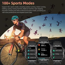 Load image into Gallery viewer, DBOGA Smart Watches for Men, Fitness Smart Watch for Android and iPhone, Fitness Tracker with Blood Pressure/Heart Rate/Sleep/100+ Sport Modes IP68 1.96" HD, 420 mAh, 2 Straps, Black_197
