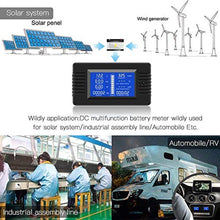 Load image into Gallery viewer, DC Multifunction Battery Tester Meter 0-200V 0-300A LCD Display Digital Current Voltage Solar Power Meter Multimeter Ammeter Voltmeter, Blue_316
