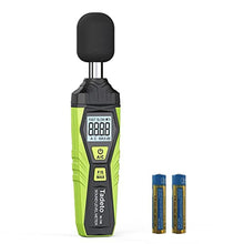 Load image into Gallery viewer, Decibel Meter, Tadeto Digital Sound Level Meter Portable SPL Meter 30dB to 130dB MAX Data Hold with LCD Display Backlight A/C Weighted for Home Factories, Green_1
